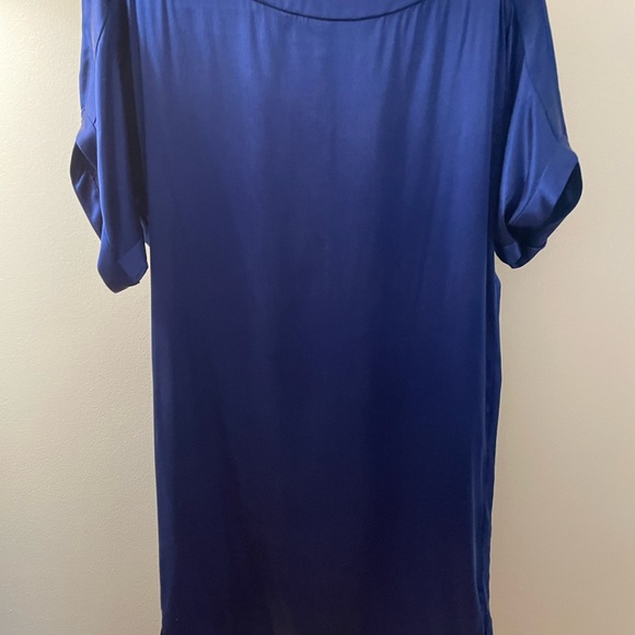 Diane von Furstenberg blue silk shift dress size 8 - Picture 3 of 5